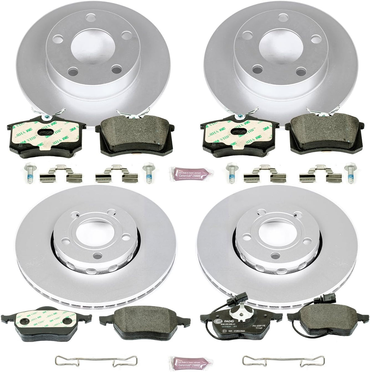 Front and Rear Euro-Stop Brake Kit C141