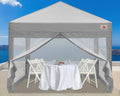 10x10 Pop Up Canopy Tent with Netting Walls D184