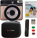 Instax Square SQ6 Instant Film Camera Bundle with 20 Sheets Instant Film and Travel Case I31732