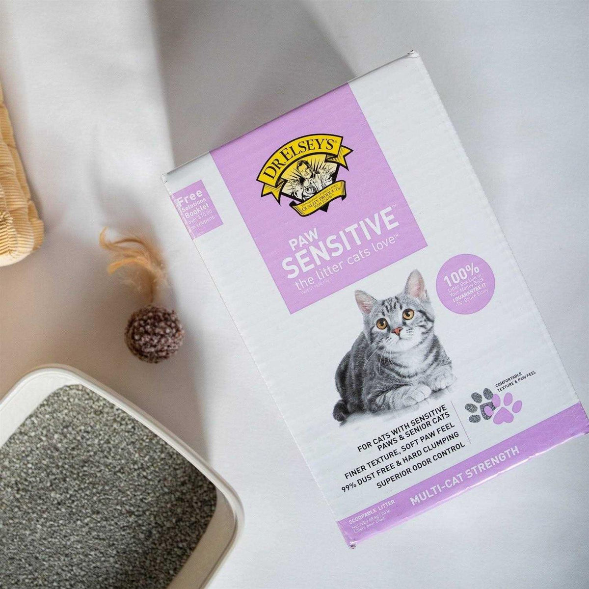 Paw Sensitive Clumping Multi-Cat Clay Litter T13651
