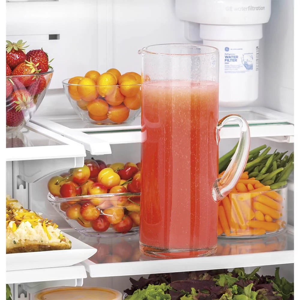 33 Inch Counter Depth French Door Refrigerator White O656313