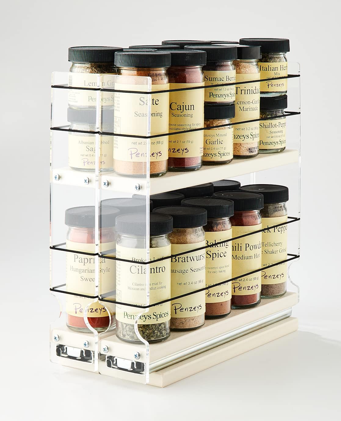 Spice Rack with 2 Drawers K104