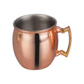 2 oz Copper Plated Mug with Brass Handle, 2 Packs G364
