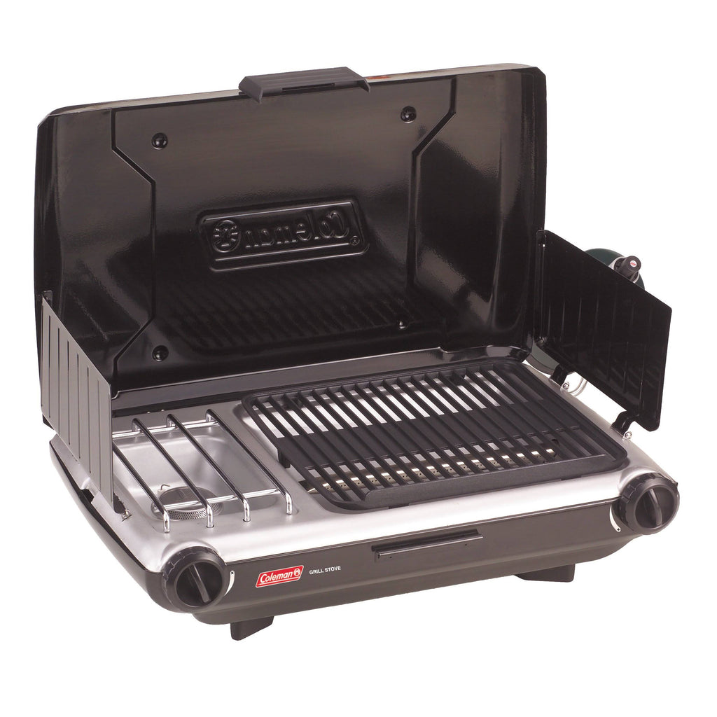 Portable Propane Camp Grill/Stove, Black N62504