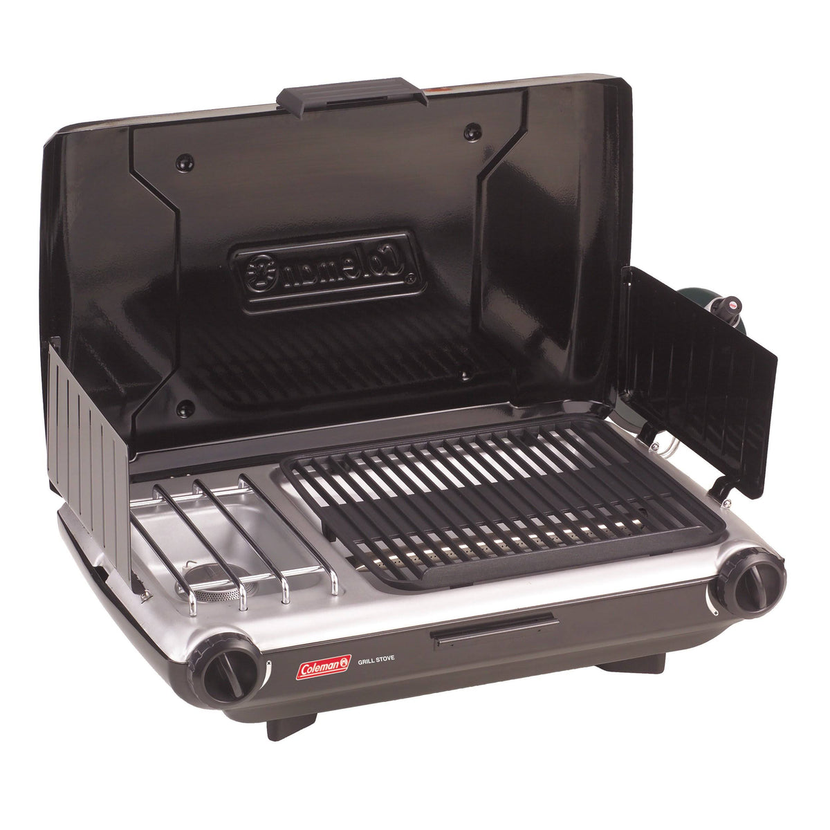 Portable Propane Camp Grill/Stove, Black N62504