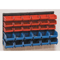 30-Bin Wall-Mount Parts Rack Q524