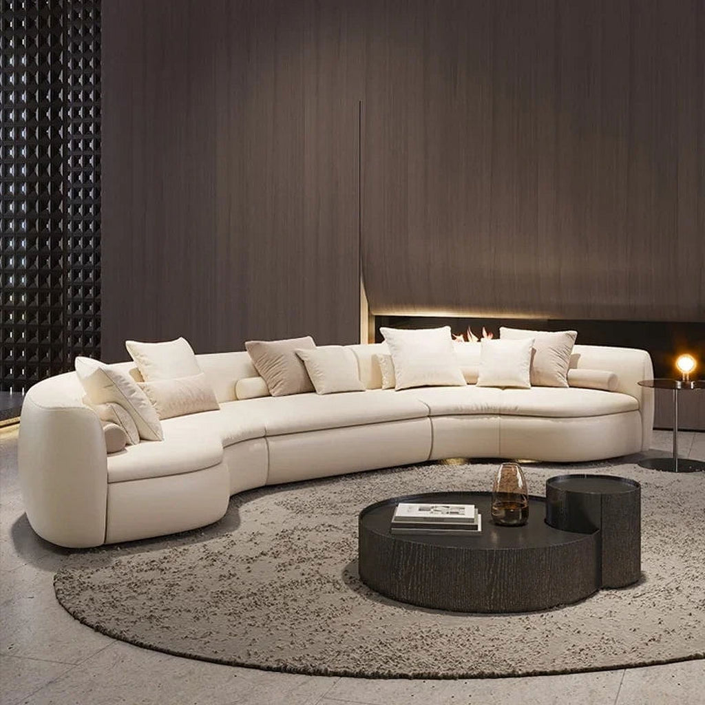 Folding Sofa Leather Living Room Couch W767