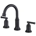 8 in. Widespread Double-Handle High-Arc Bathroom Faucet in Matte Black O995352