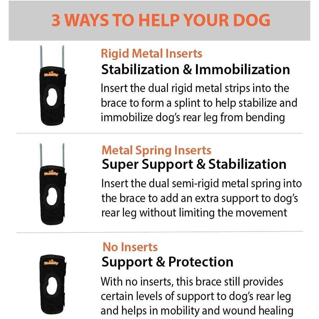 Small Dog Rear Leg Support Splint Braces N183