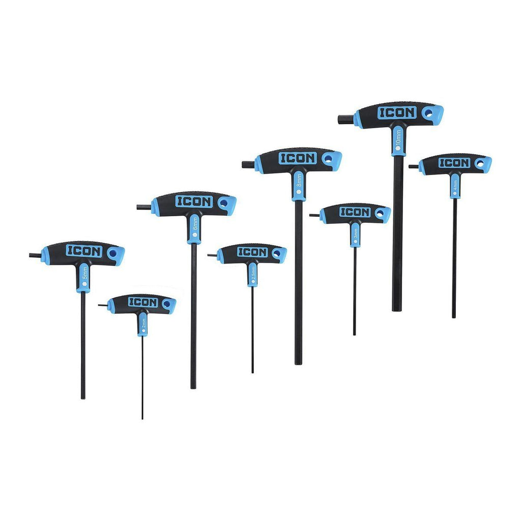8 Piece T-Handle Hex Key Set E6369