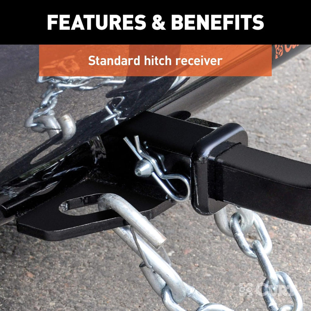 Class 1 Trailer Hitch, 1-1/4-Inch Receiver, Black G31272