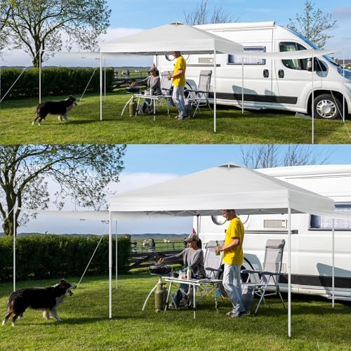 10x20ft Pop Up Canopy Tent with 4 SideWalls D278499