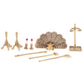 Metal Dollhouse Fireplace Decoration Y79762