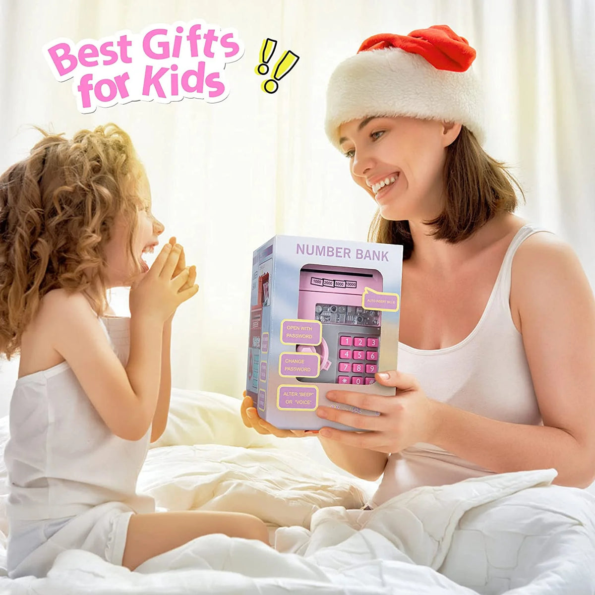 Piggy Money Bank for Kids, Pink I246
