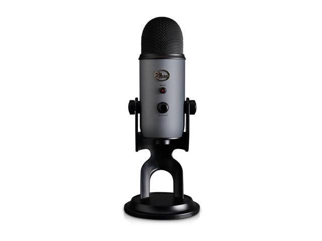 Blue Yeti Slate USB Mic with USB Hub and Pop Filter Y15849
