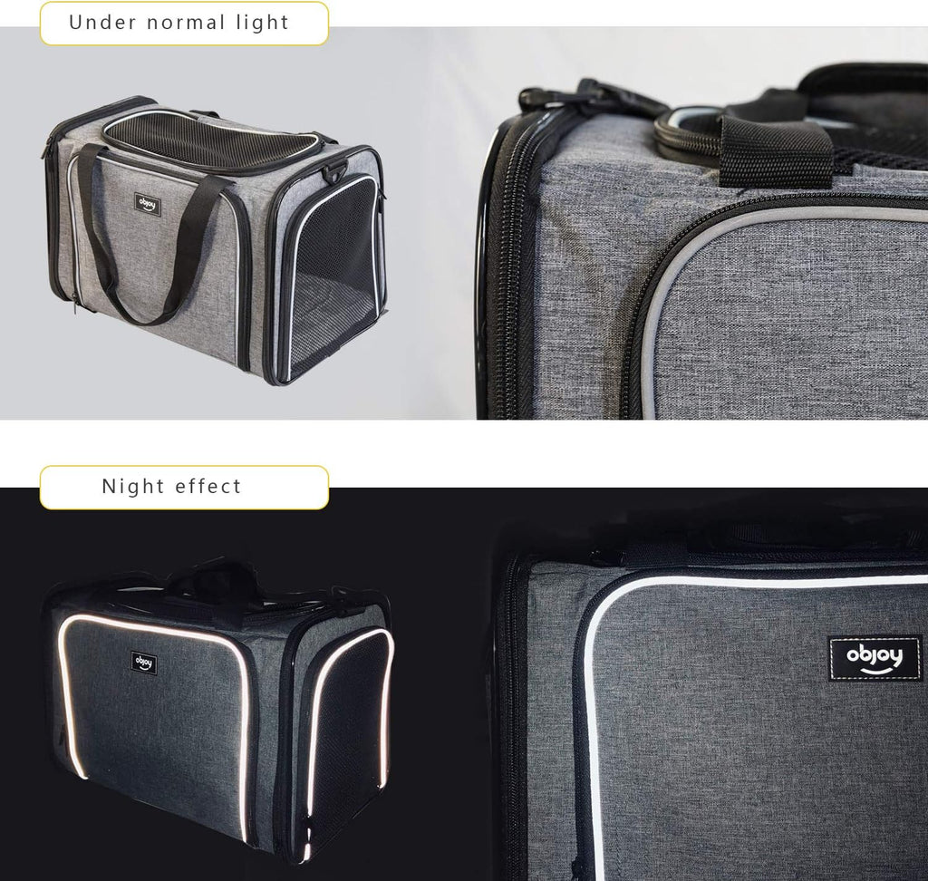 Airline Approved Soft Sided Expandable Collapsible Pet Carrier G74547
