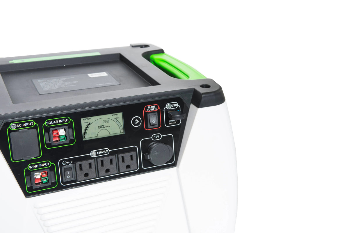 Portable Generator with Solar Power Panel H7556