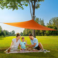 Orange 9'10" Triangle Sun Shade Sail T74329