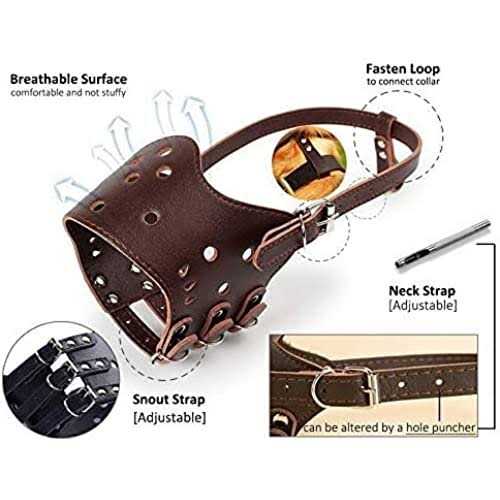 Leather Dog Muzzle A585287