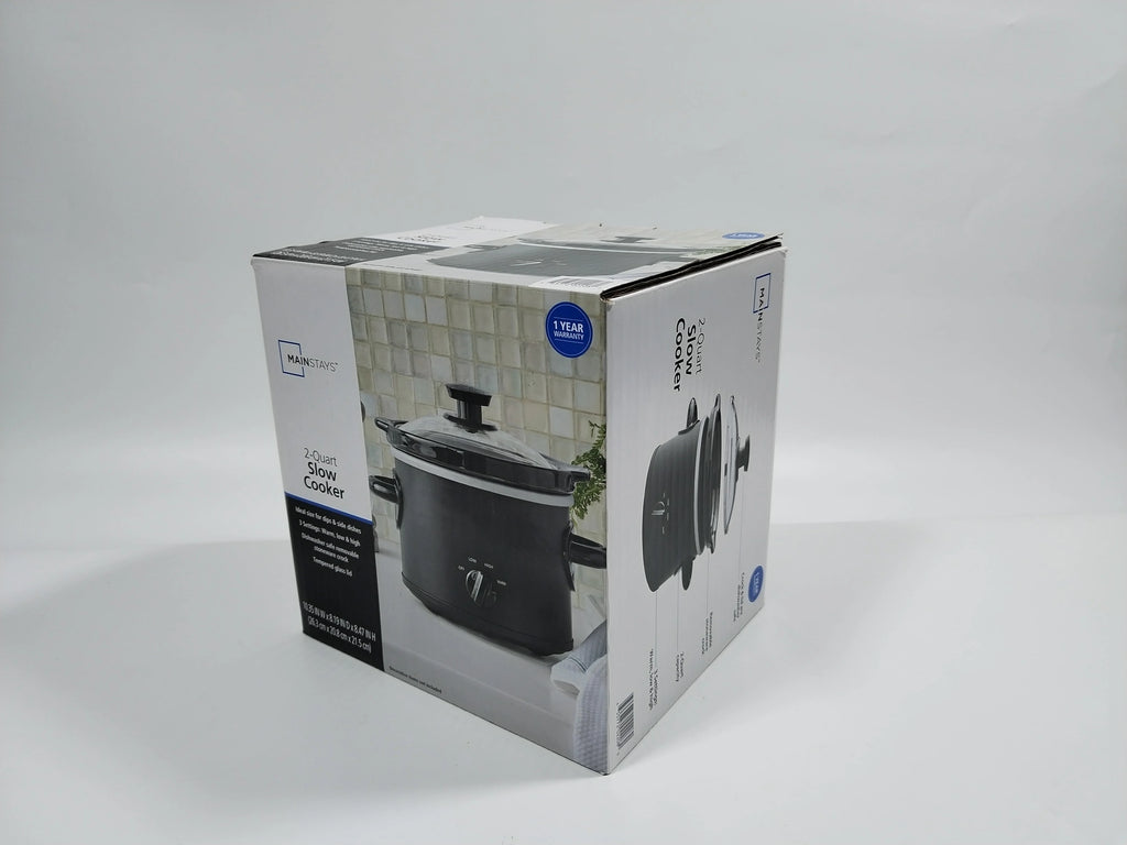 2 QT Slow Cooker, Matte Black P791808