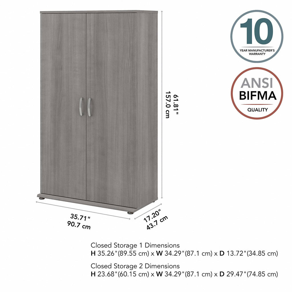 Tall Storage Cabinet in Storm Gray N59854