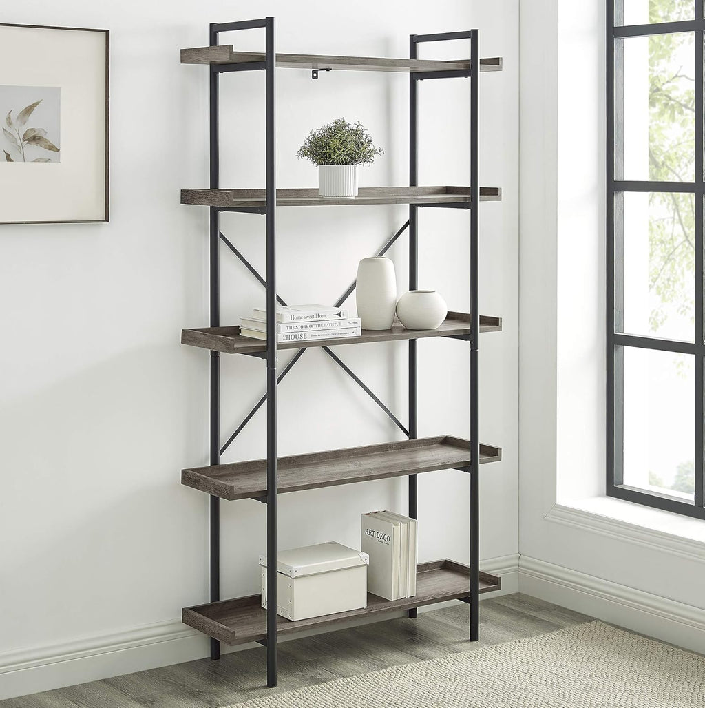 Brown 34 Inch Wood Storage Cabinet H161781