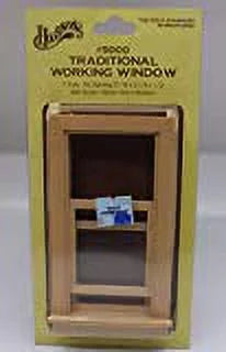 Dollhouse Miniature Traditional Working Window F6522