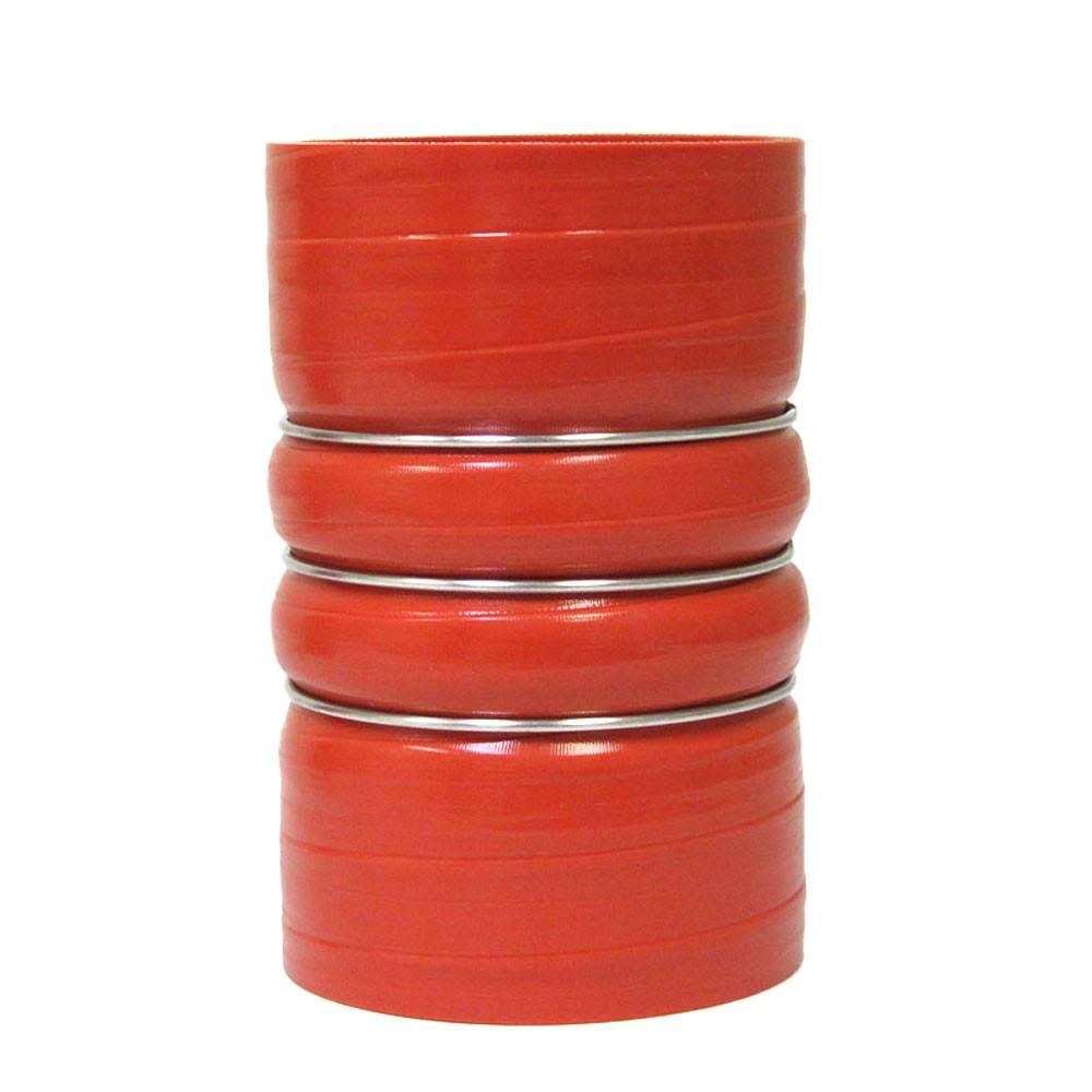 3-1/8x22 ID x 6x22 Long 4-ply Aramid Silicone Hose Orange K85376