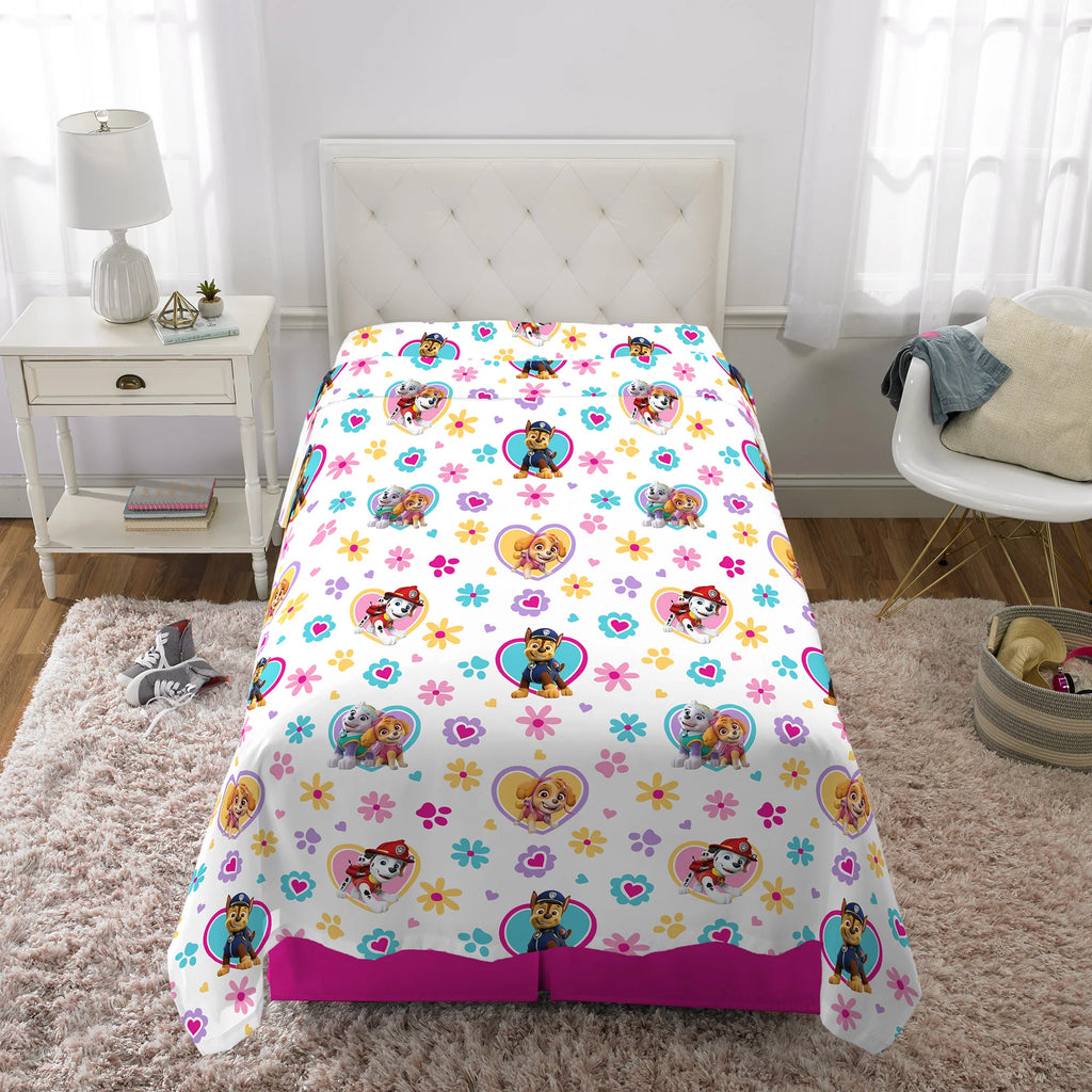 Pink Twin Bed-in-a-Bag Set with Tote N6381
