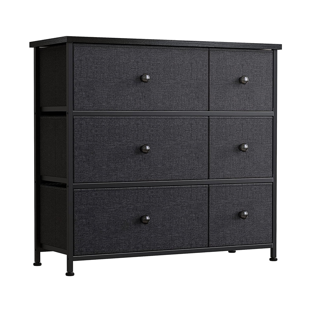 6 Drawer Steel Frame Storage Organizer Dresser H33535