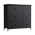 6 Drawer Steel Frame Storage Organizer Dresser H33535