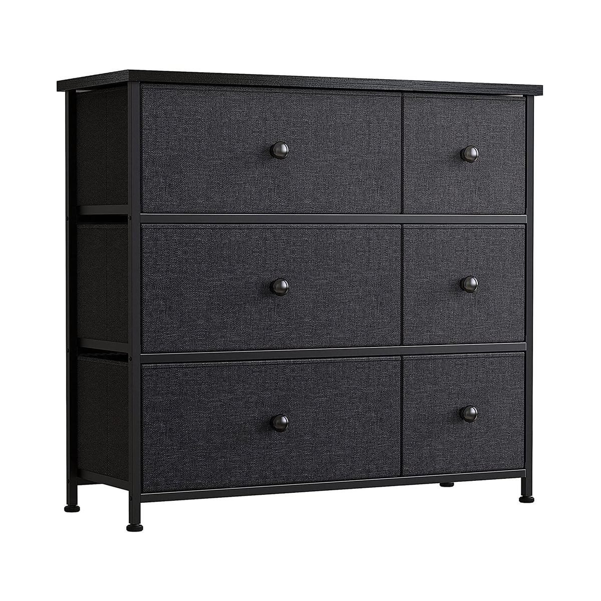 6 Drawer Steel Frame Storage Organizer Dresser H33535
