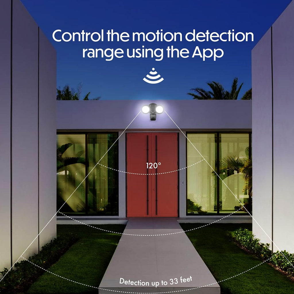 3-in-1 Wired Smart Flood Light with Motion Sensor and Timer Control N398381