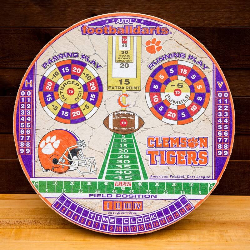 Clemson Tigers Football Dartboard E65899
