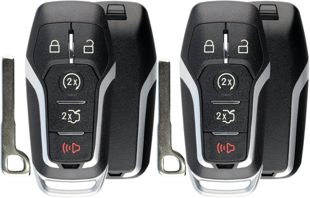 Keyless Entry Remote Smart Key Fob Shell Case Pack of 2 I216283