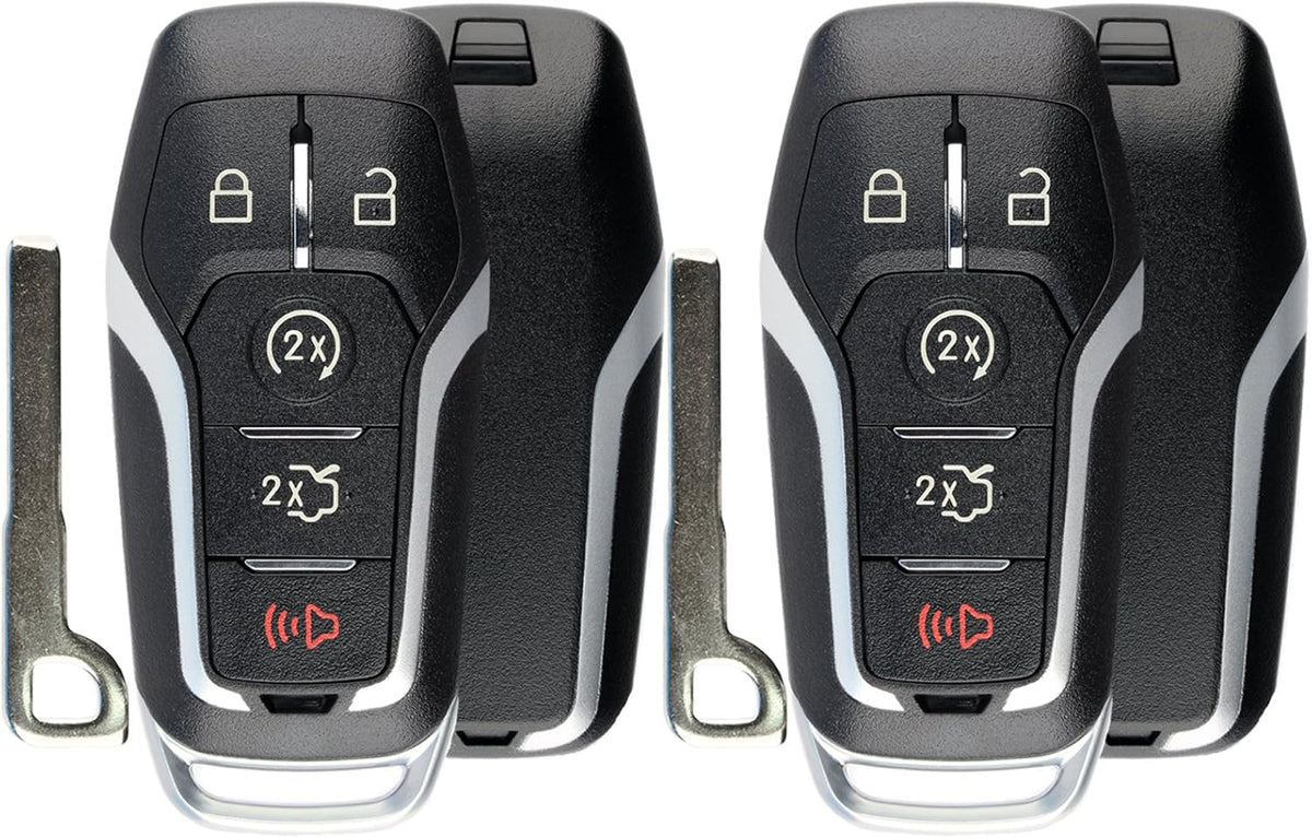 Keyless Entry Remote Smart Key Fob Shell Case Pack of 2 I216283