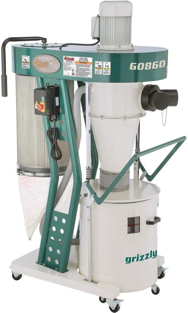1-1/2 HP Portable Cyclone Dust Collector P742