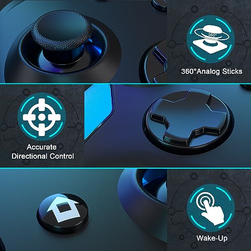Wireless Pro Controller for Nintendo Switch 2/Switch/Lite/Switch OLED/PC with Wake-up, Turbo Vibration Z74115