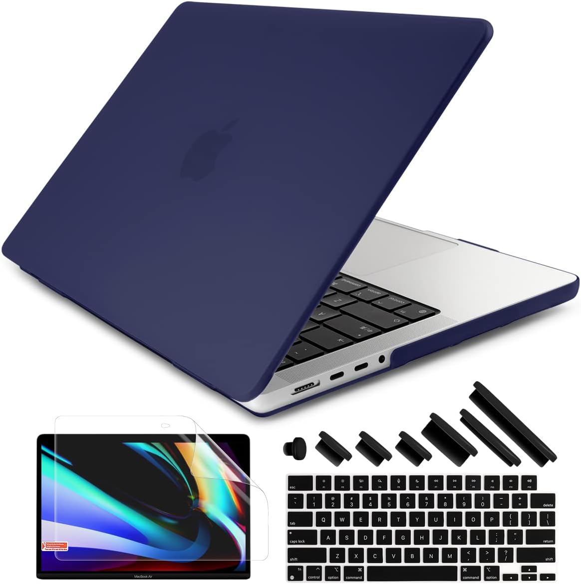 Compatible with MacBook Pro 16 inch Case Matte Black J22529