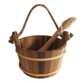 Canadian Red Cedar Sauna Bucket & Ladle (4L) C45921