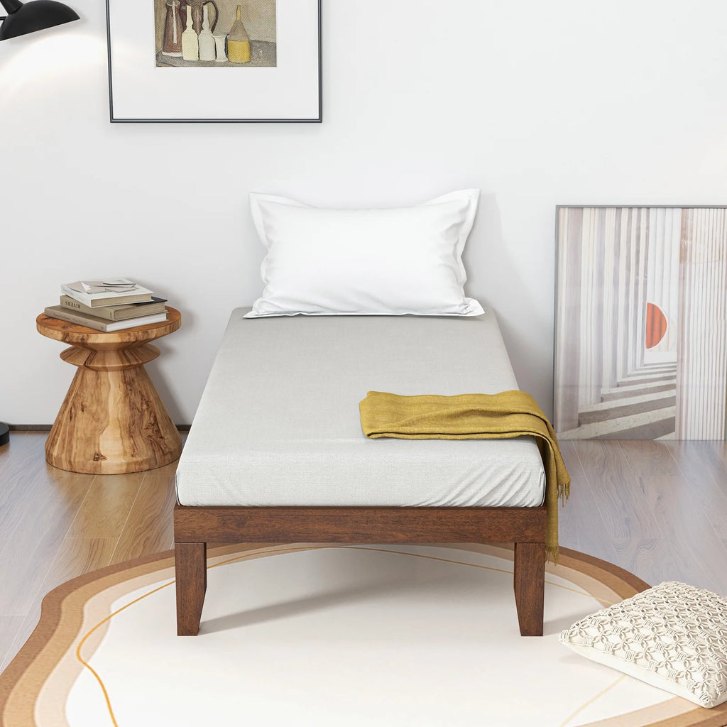 Twin Size 14'' Wooden Bed Frame R57488