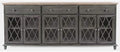 Grey Six Door Accent Cabinet L74552