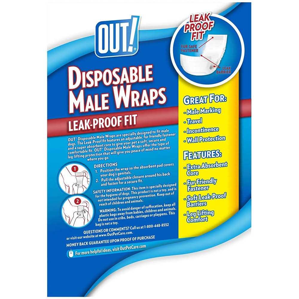 Disposable Male Dog Diapers Y48768