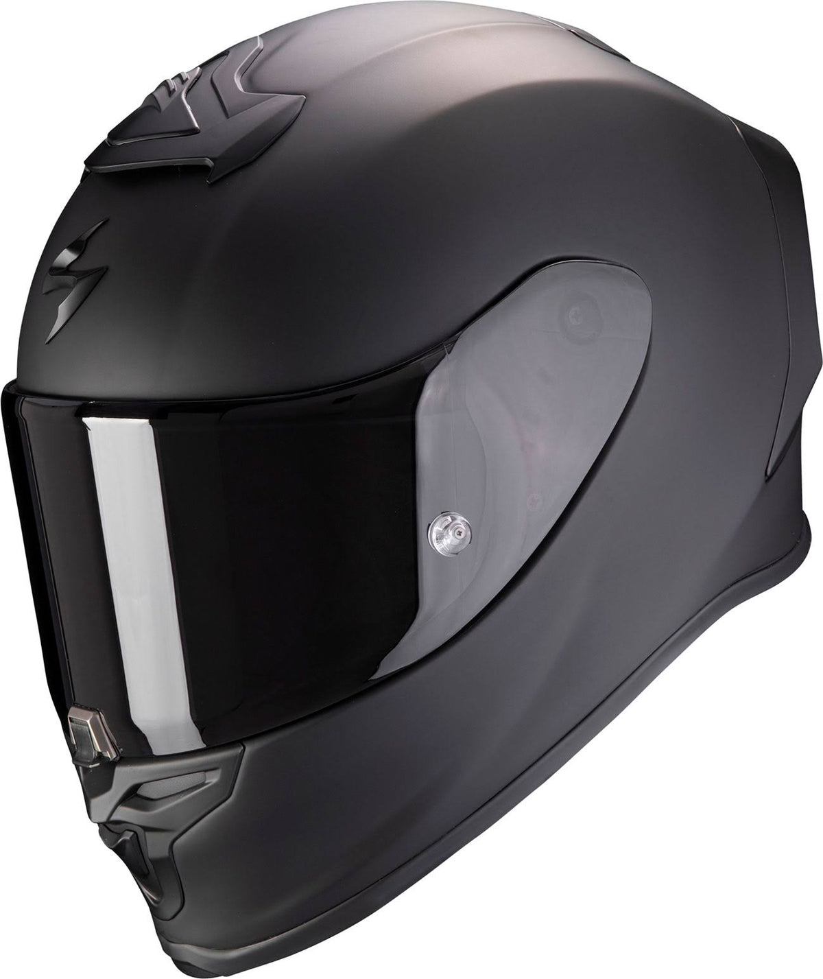 Matt Black Solid Motorcycle Helmet V645185