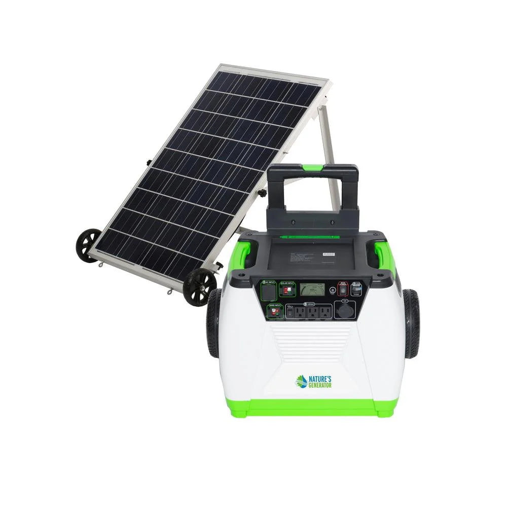 Portable Generator with Solar Power Panel H7556