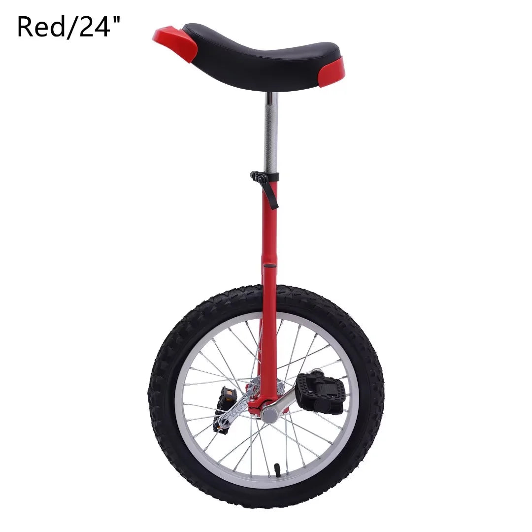 16 Inch Unicycle One Wheel Bike with Thickened Steel Frame H864