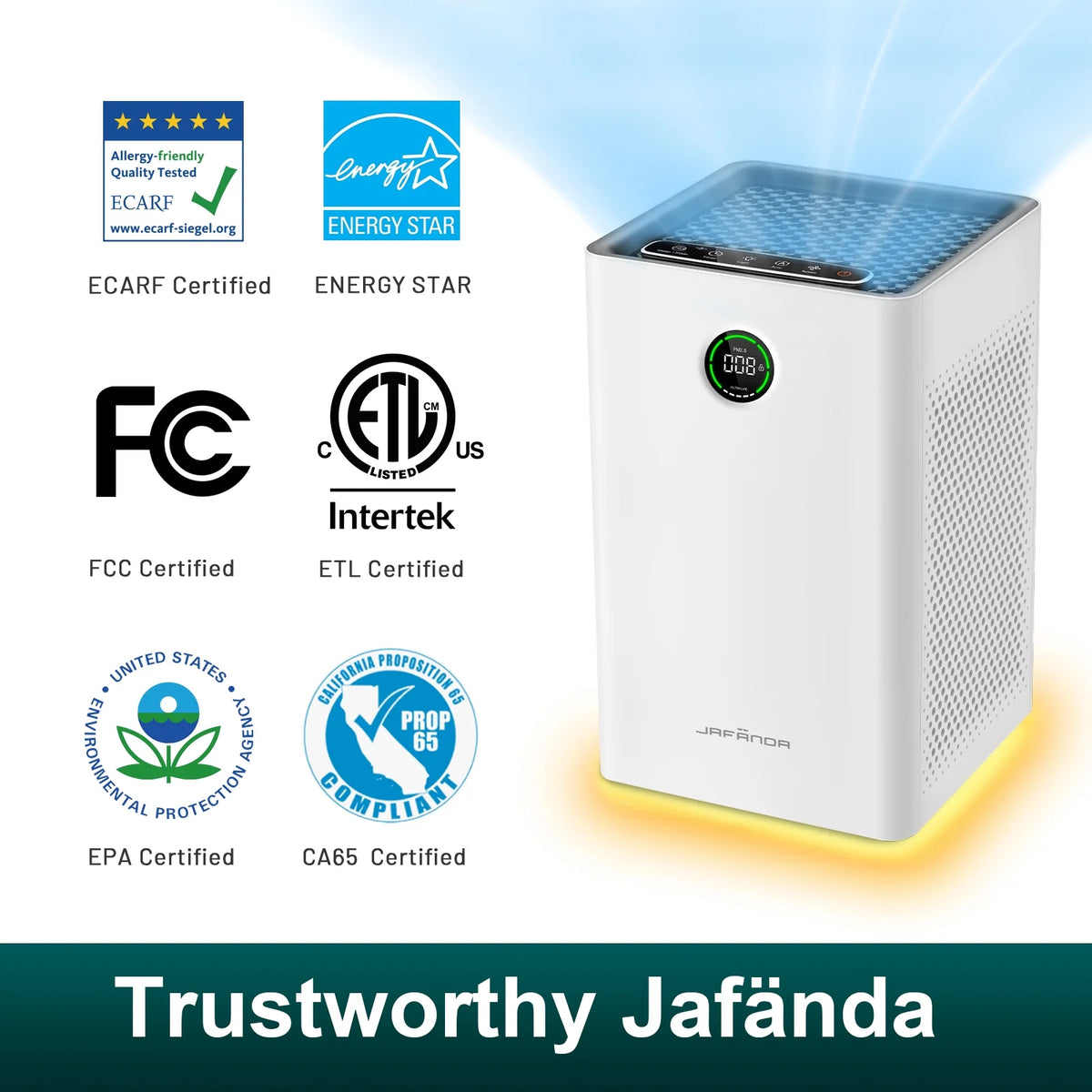Air Purifier with H13 True HEPA M978