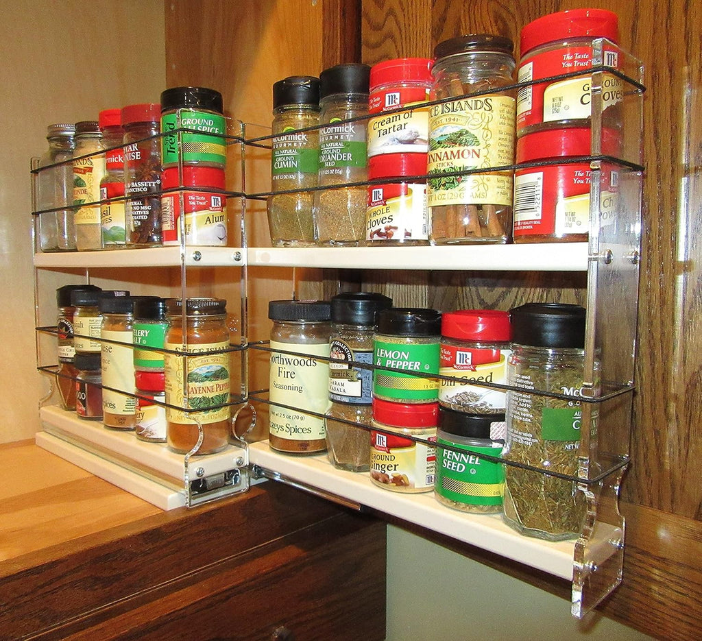 Spice Rack with 2 Drawers K104