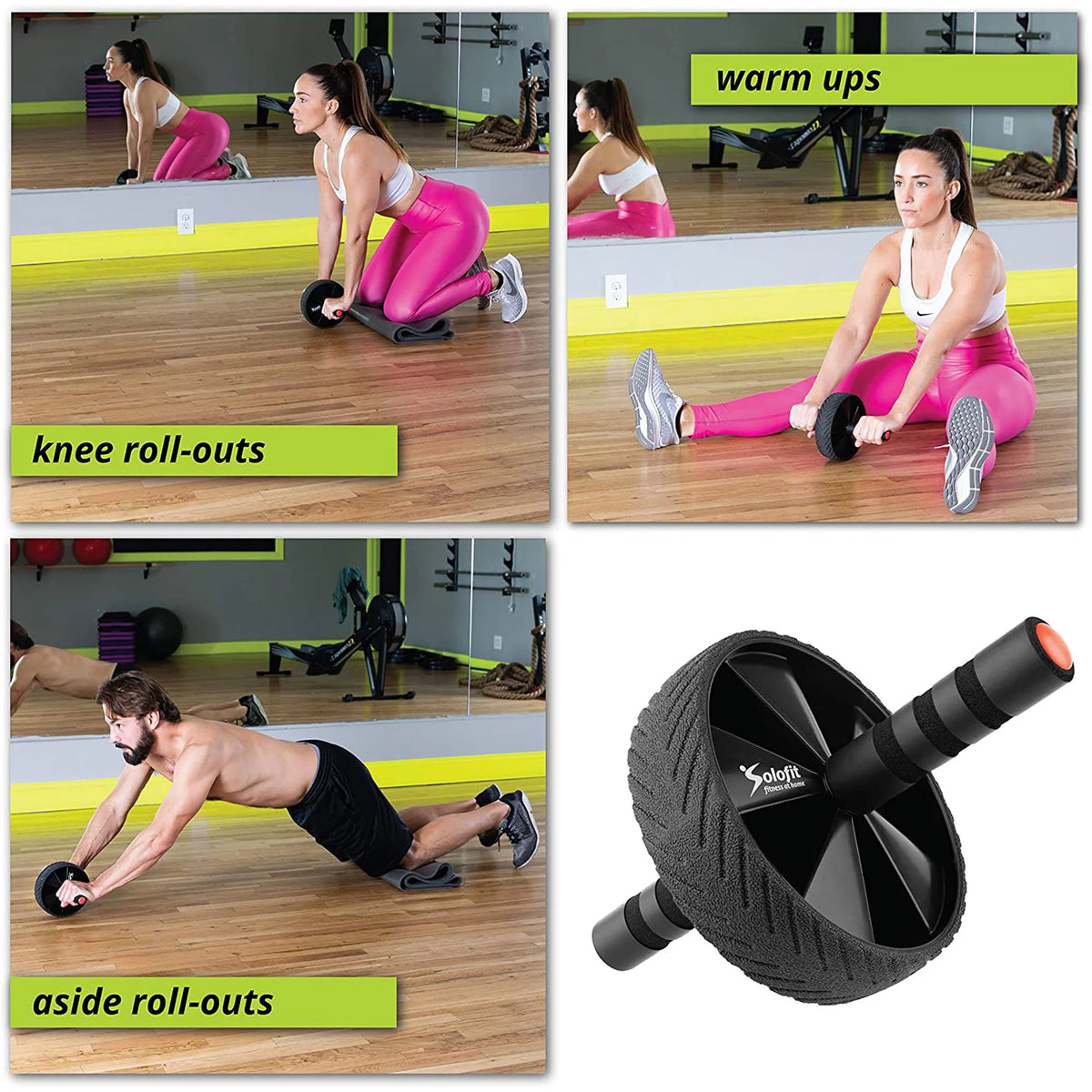 Ab Roller Wheel with Anti-Slip Grips C722