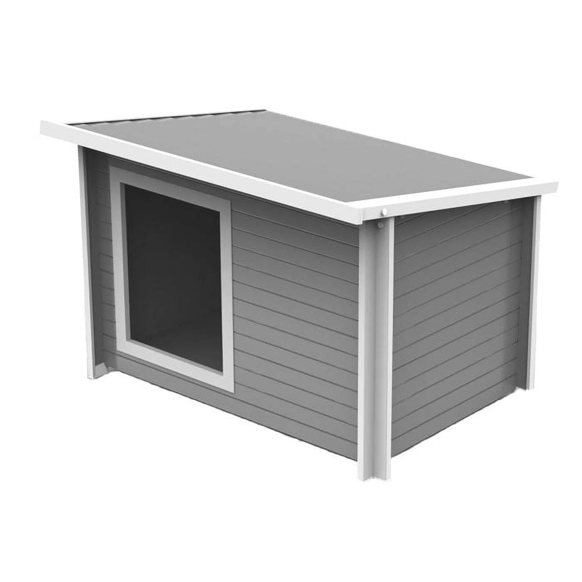 Gray Jumbo Dog House O4633